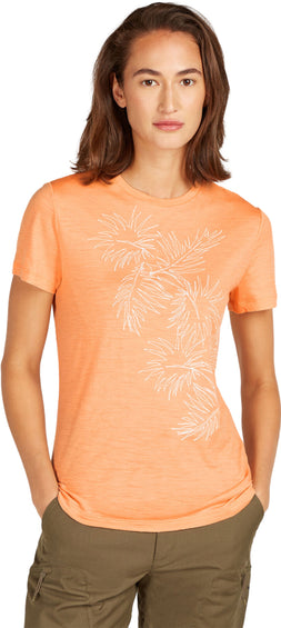 icebreaker T-shirt à manches courtes en mérinos 150 Tech Lite Winter Floral - Femme