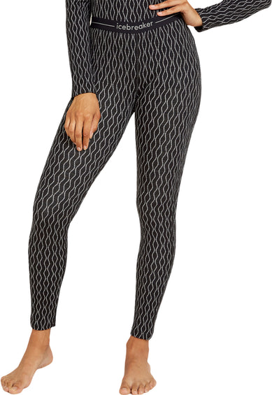 icebreaker Legging thermique en mérinos On-Piste 260 Vertex - Femme