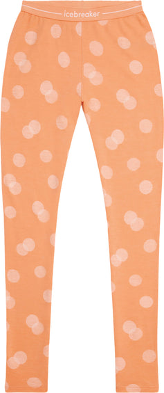 icebreaker Legging thermique en mérinos 260 Vertex Falling Flakes - Femme