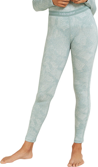 icebreaker Legging thermique en mérinos 260 Vertex Frozen Forms - Femme