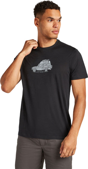 icebreaker T-shirt à manches courtes en mérinos 150 Tech Lite Cosy Camper - Homme