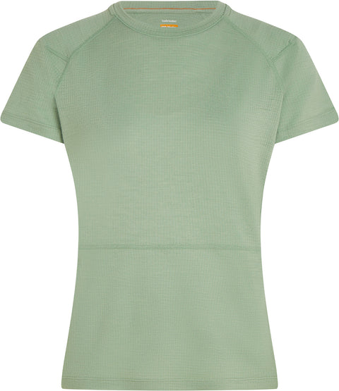 icebreaker T-shirt à manches courtes en tricot gaufré en mérinos 200 Elevation - Femme