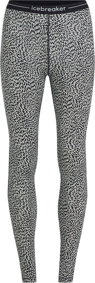 icebreaker Legging thermique en mérinos 200 Oasis Flock Forms - Femme
