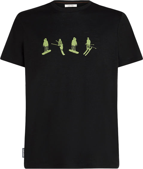 icebreaker T-shirt à manches courtes en mérinos 150 Tech Lite Snow Day - Homme