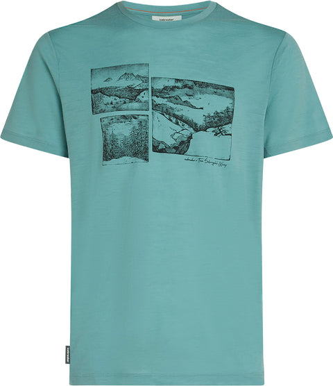 icebreaker T-shirt à manches courtes en mérinos 150 Tech Lite The Climb - Homme