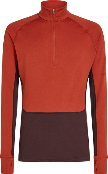 icebreaker Haut thermique à demi-glissière et manches longues en mérinos 260 ZoneKnit - Homme