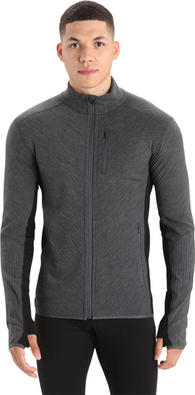 icebreaker Manteau à manches longues et glissière Descender - Homme