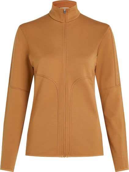 icebreaker Chandail à manches longues et glissière en mérinos 560 RealFleece Elemental - Femme