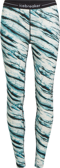 icebreaker Legging en mérinos 200 Oasis Protect Our Winters AOP - Femme