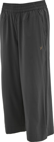 Indyeva Pantalon écourté à jambe large coupe ample taille régulière Epesi II - Femme