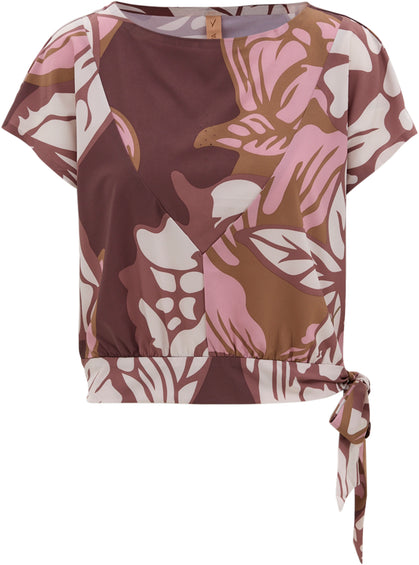 Indyeva Haut écourté à manches courtes Aleste - Femme