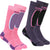 Kombi Ensemble de 2 paires de chaussettes The Brave - Jeune - Barbie Pink