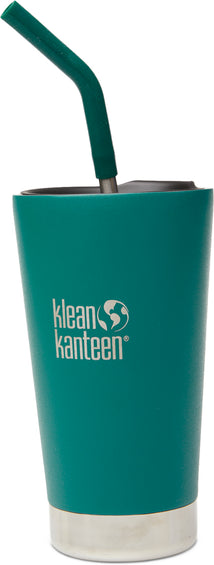 Klean Kanteen Gobelet Isolé avec paille et couvercle - 16 Onces