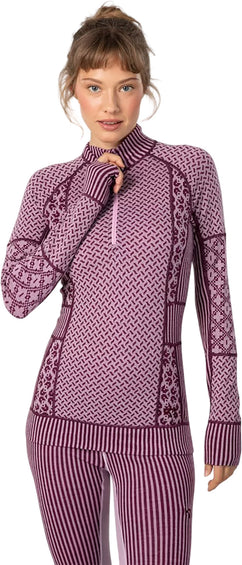 Kari Traa Couche de base pour le haut à demi glissière Smekker - Femme