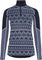 Kari Traa Couche de base pour le haut à demi-glissière Malia - Femme - Dark Navy Blue