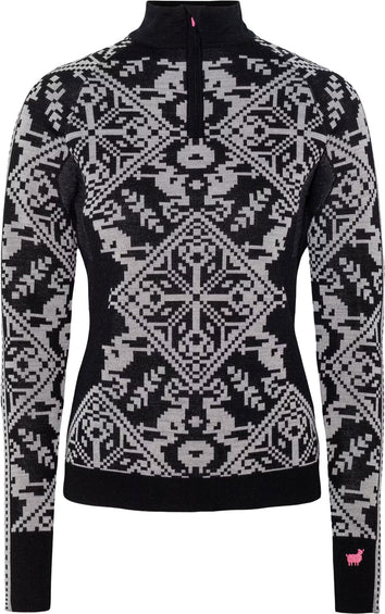 Kari Traa Couche de base pour le haut à demi-glissière Saga - Femme