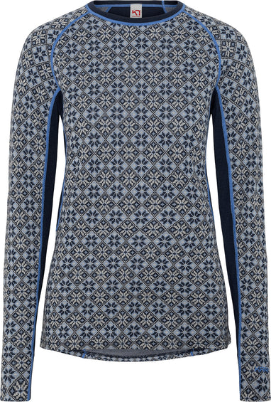 Kari Traa Couche de base pour le haut à manches longues Rose Light - Femme