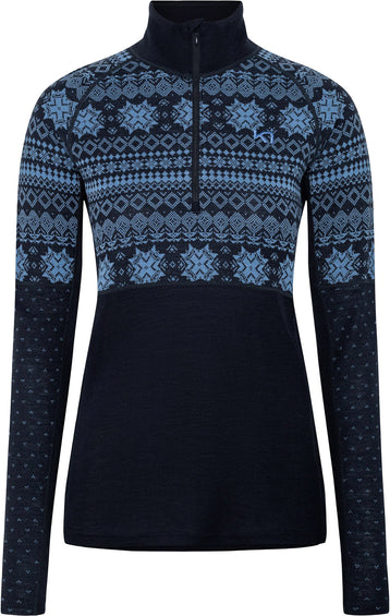 Kari Traa Couche de base pour le haut à demi-glissière Vilma - Femme