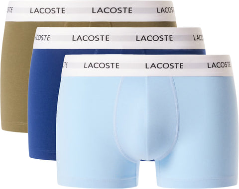 Lacoste Boxeur court paquet de 3 en coton extensible - Homme