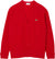Lacoste Cardigan en laine coupe décontractée - Homme - Red
