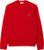 Lacoste Chandail à col rond en cachemire tricoté 3D - Homme - Red