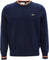 Lacoste Chandail en jersey de coton à rayures - Homme - Navy Blue - Briquette