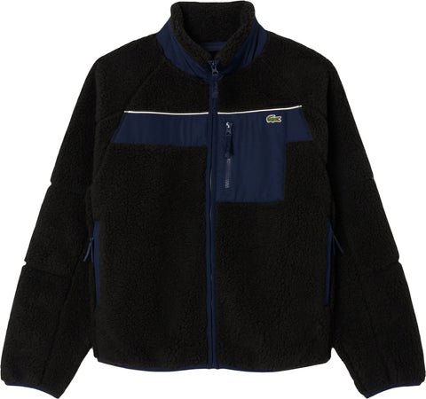 Lacoste Manteau en polaire sherpa à couleurs contrastantes - Homme
