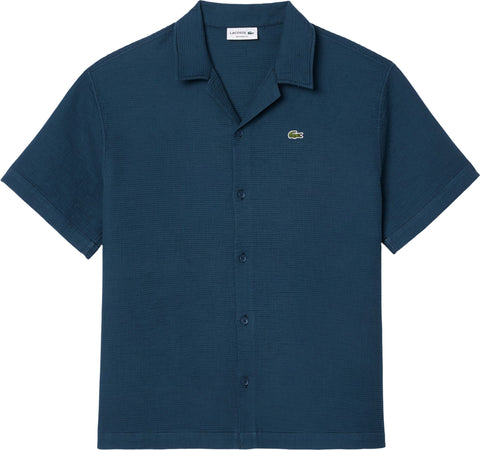 Lacoste Chemise à texture gaufrée coupe décontractée - Homme