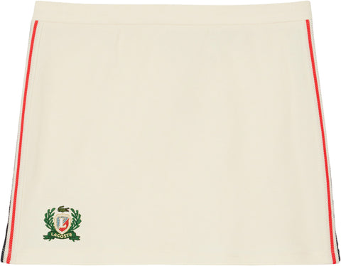 Lacoste Jupe en piqué texturé Made in France - Femme
