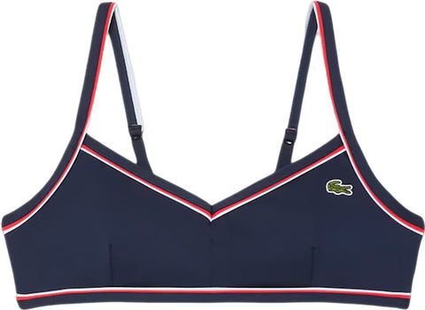 Lacoste Haut de bain à liserés - Femme