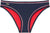 Lacoste Bas de bain à bord contrasté - Femme - Navy Blue - Light Blue - Red
