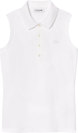 Lacoste Polo sans manches ajusté extensible L.12.D - Femme