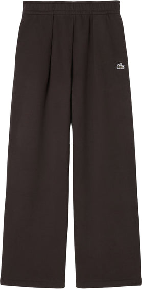 Lacoste Pantalon de survêtement en molleton coupe ample - Femme