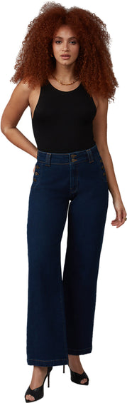 Lola Jeans Jean à jambe large à taille haute Colette - Femme