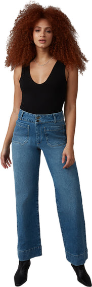 Lola Jeans Jean à jambe large à taille haute Colette - Femme