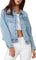 Lola Jeans Manteau en jean classique Gabriella - Femme - Stone Blue Skyline