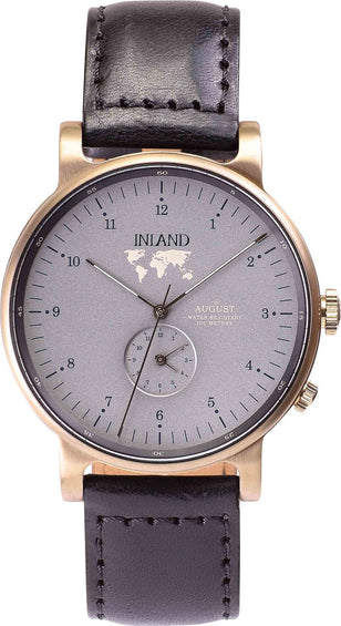 La Maison Inland Montre de 41mm avec bracelet classique supplémentaire de 20mm The August - Unisexe