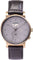 La Maison Inland Montre de 41mm avec bracelet classique supplémentaire de 20mm The August - Unisexe - Antique Gold - Grey - Black Leather