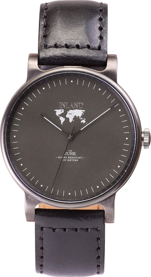 La Maison Inland Montre de 41mm avec bracelet classique supplémentaire de 20mm The June - Unisexe