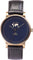 La Maison Inland Montre de 41mm avec bracelet classique supplémentaire de 20mm The June - Unisexe - Antique Gold - Navy - Black Leather