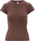 Lune Active T-shirt doux à logo Mila - Femme - Chocolate