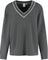 Lune Active Pull En V Olly - Femme - Dark Grey