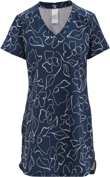 Lolë Robe à col en V Olivie - Femme