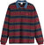 Levi's Chemise rugby à manches longues classique - Homme - Inigo Stripe Tawny Port