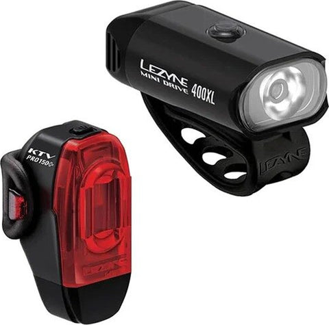 Lezyne Ensemble de lumière Mini Drive 400XL/ KTV Drive Pro+