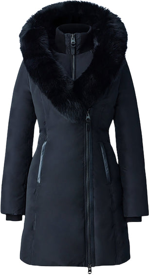 Mackage KAY Manteau en duvet avec col signature Mackage en fourrure de renard bleue - Femme