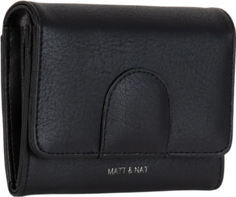 Matt & Nat Portefeuille végétalien Mellow SM Small - Collection Arbor - Femme