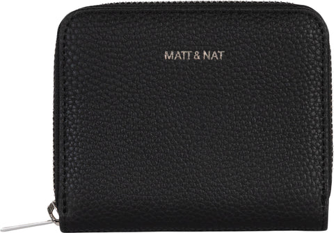 Matt & Nat Portefeuille glissière végétalien Rue - Collection Grain - Femme
