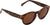 Matt & Nat Lunettes de soleil rondes recyclées Yan-2 - Femme - Beige Print - Brown