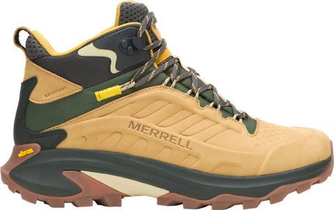 Merrell Bottes de randonnée mi-hautes imperméables en cuir Moab Speed 2 - Homme